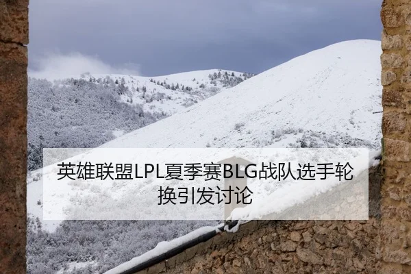 英雄联盟LPL夏季赛BLG战队选手轮换引发讨论